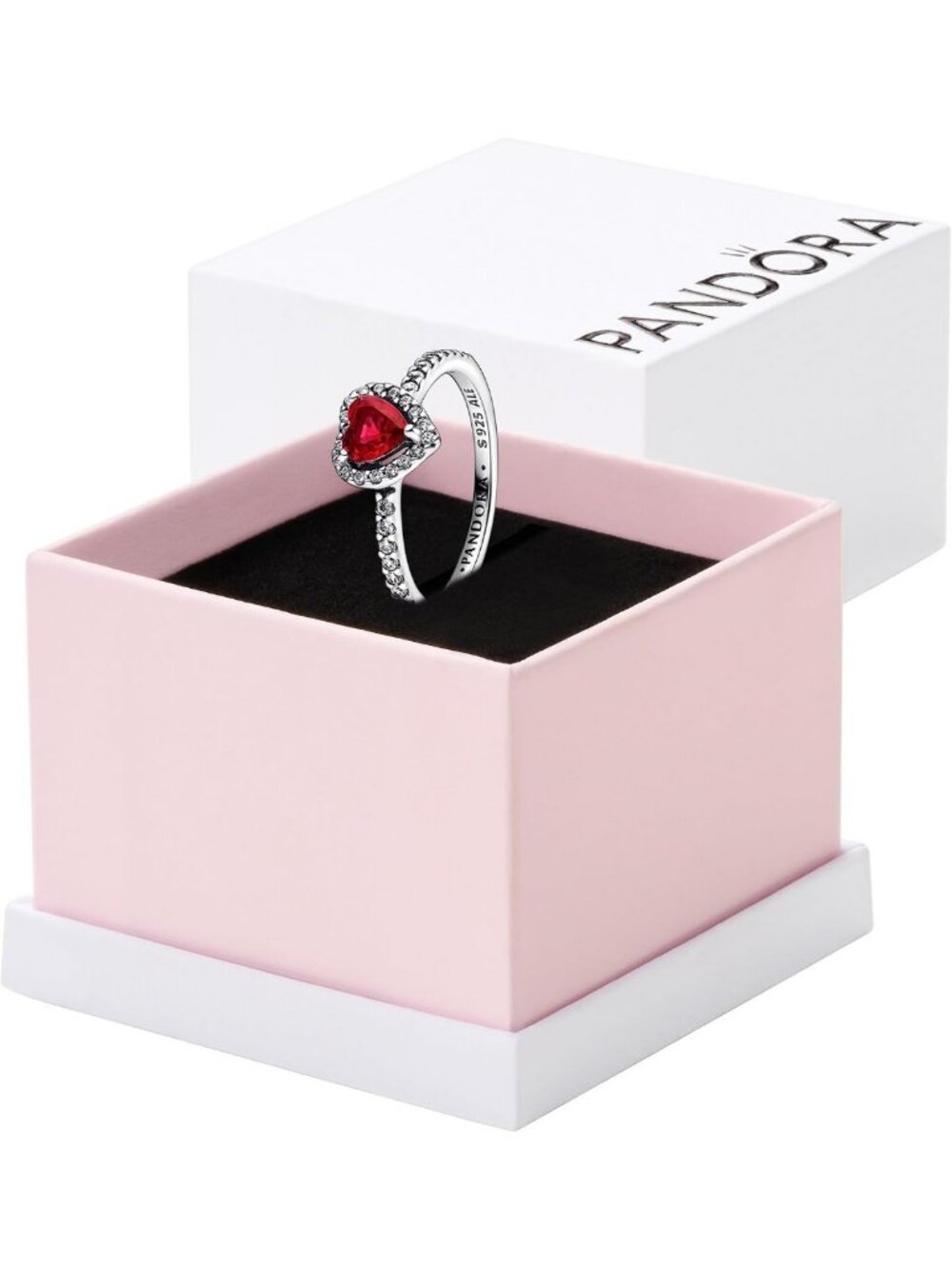Elevated Heart Ring - Stunning Silver Jewelry, Perfect Gift for Her, Size